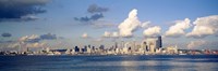 Buildings at the waterfront, Elliott Bay, Seattle, King County, Washington State, USA, 1996 Fine Art Print