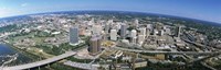 Aerial Richmond VA by Panoramic Images - 36" x 12"