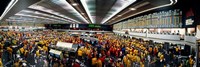 Traders in a stock market, Chicago Mercantile Exchange, Chicago, Illinois, USA Fine Art Print