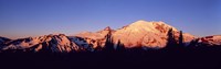 Sunset Mount Rainier Seattle WA Fine Art Print