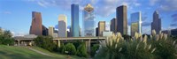 Aerial View of Houston Skyscrapers, Texas Fine Art Print
