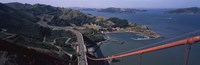 View From the Top of the Golden Gate Bridge, San Francisco Fine Art Print