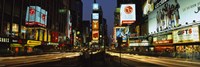 Shopping malls in a city, Times Square, Manhattan, New York City, New York State, USA Fine Art Print