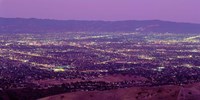 Aerial Silicon Valley San Jose California USA by Panoramic Images - 36" x 18"