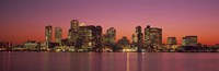 Sunset Boston MA by Panoramic Images - 36" x 12"