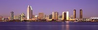 Skyscrapers in a city, San Diego, San Diego County, California, USA by Panoramic Images - 36" x 12"