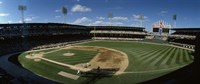 High angle view of a baseball match in progress, U.S. Cellular Field, Chicago, Cook County, Illinois, USA by Panoramic Images - 36" x 12"