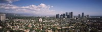High angle view of a cityscape, Century city, Los Angeles, California, USA Fine Art Print