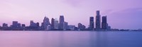 Detroit skyline, Michigan Fine Art Print