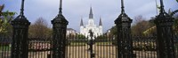 Facade of a church, St. Louis Cathedral, New Orleans, Louisiana, USA Fine Art Print