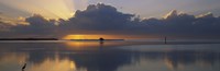 Reflection of clouds in the sea, Everglades National Park, near Miami, Florida, USA Fine Art Print