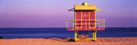Lifeguard Hut, Miami Beach, Florida, USA Fine Art Print