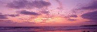 Clouds in the sky at sunset, Pacific Beach, San Diego, California, USA Fine Art Print