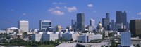 View of skyscrapers in Atlanta on a sunny day, Georgia, USA Fine Art Print