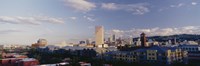 High angle view of buildings in a city, Portland, Oregon, USA Fine Art Print