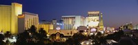 Las Vegas at dusk, Nevada Fine Art Print