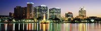 Skyline At Dusk, Orlando, Florida, USA Fine Art Print