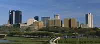Buildings in a city, Fort Worth, Texas Fine Art Print