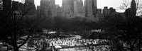 Wollman Rink Ice Skating, Central Park, NYC, New York City, New York State, USA Fine Art Print
