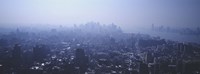 Smog Over New York, NYC, New York City, New York State, USA Fine Art Print