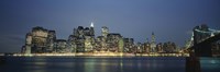 Buildings On The Waterfront, NYC, New York City, New York State, USA Fine Art Print