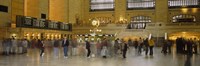 Group of people walking in a station, Grand Central Station, Manhattan, New York City, New York State, USA Fine Art Print