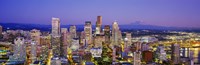 Seattle Lit up, Washington State Fine Art Print