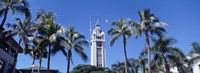 Low angle view of a tower, Aloha Tower, Oahu, Honolulu, Hawaii, USA Fine Art Print