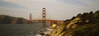 Bridge over a bay, Golden Gate Bridge, San Francisco, California Fine Art Print