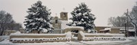 Facade of a church, San Francisco de Asis Church, Ranchos de Taos, Taos, New Mexico, USA Fine Art Print