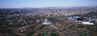 Aerial View Of World's Fair Globe, From Queens Looking Towards Manhattan, NYC, New York City, New York State, USA Fine Art Print