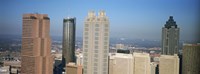 Skyscrapers in a city, Atlanta, Georgia, USA Fine Art Print