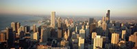 High angle view of buildings in a city, Chicago, Illinois Fine Art Print
