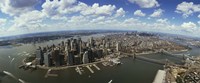 Aerial View of New York City Fine Art Print
