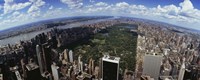 Aerial View of New York City with Central Park Fine Art Print