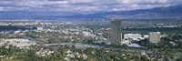 High angle view of a city, Studio City, Los Angeles, California Fine Art Print