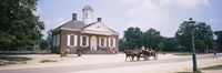 Carriage moving on a road, Colonial Williamsburg, Williamsburg, Virginia, USA Fine Art Print
