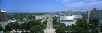 High Angle View Of A City, E. Washington Ave, Madison, Wisconsin, USA Fine Art Print