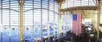 Interior of an airport, Ronald Reagan Washington National Airport, Washington DC, USA Fine Art Print