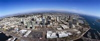 Aerial view of a city, San Diego, California, USA Fine Art Print