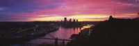 Pittsburgh West End Bridge Sunset Fine Art Print