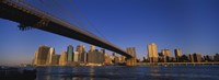 Brooklyn Bridge, East River, Manhattan, New York City, New York State Fine Art Print