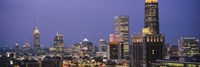 Buildings in a city, Atlanta, Georgia by Panoramic Images - 36" x 12" - $34.99