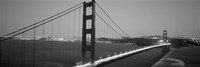 Golden Gate Bridge (black and white), San Francisco, California by Panoramic Images - 36" x 12"