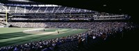 Baseball players playing baseball in a stadium, Safeco Field, Seattle, King County, Washington State, USA Fine Art Print