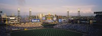 High angle view of spectators in a stadium, U.S. Cellular Field, Chicago, Illinois, USA Fine Art Print