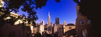 Buildings in a city, Telegraph Hill, Transamerica Pyramid, San Francisco, California, USA Fine Art Print