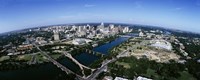 Bird's Eye view of Austin,Texas by Panoramic Images - 36" x 12"