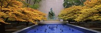 Fountain in a garden, Fountain Of The Great Lakes, Art Institute Of Chicago, Chicago, Cook County, Illinois, USA Fine Art Print