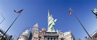 Low angle view of a statue, Replica Statue Of Liberty, Las Vegas, Clark County, Nevada, USA Fine Art Print